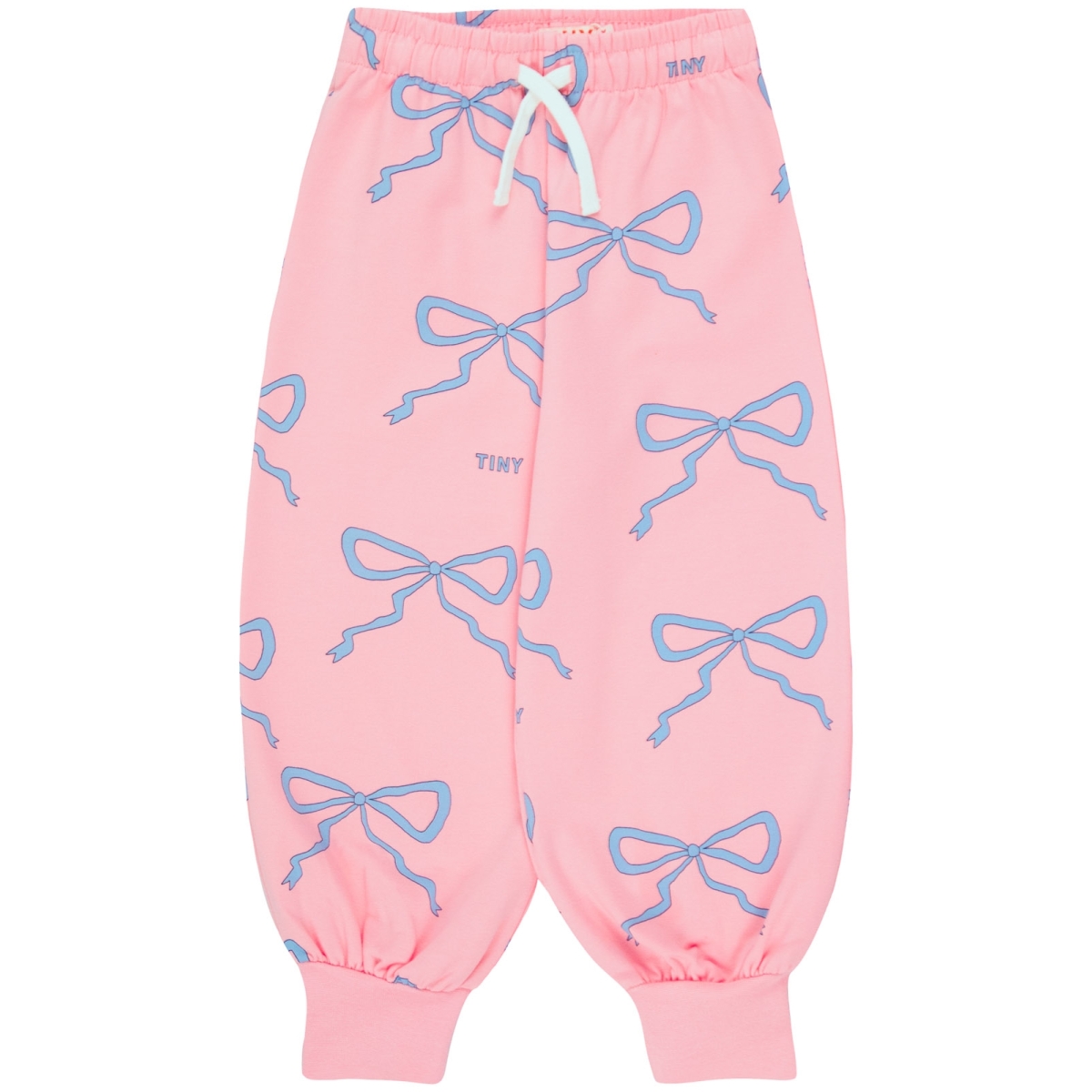 Tiny Cottons Bows Sweatpant Peach AW24-063