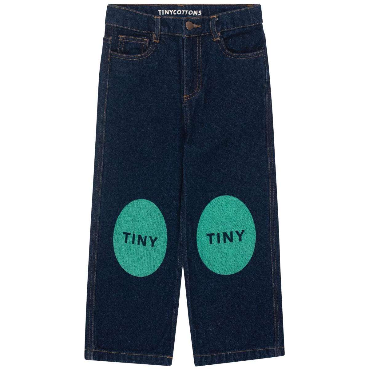 Tiny Cottons Bedruckte Jeans Dunkle Waschung Denim AW24-236