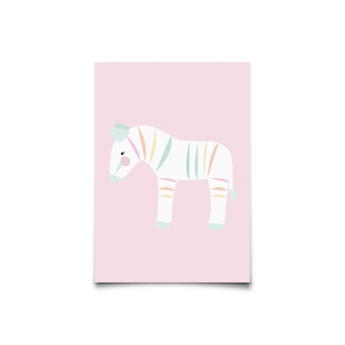 Eef Lillemor Carte postale Pastelette Zebra 