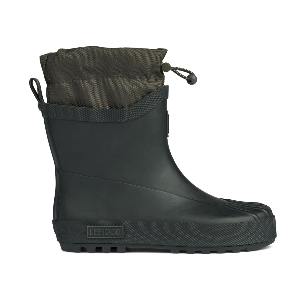 Liewood Issac technical rainboot black/army brown LW19230 