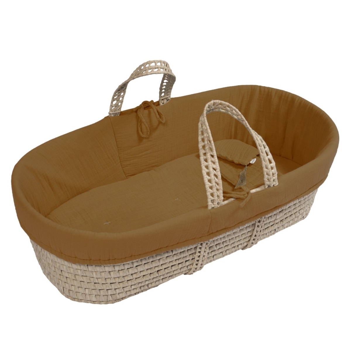 Numero 74 - Moses Basket bed linen gold - 家と装飾 - 7400000082328