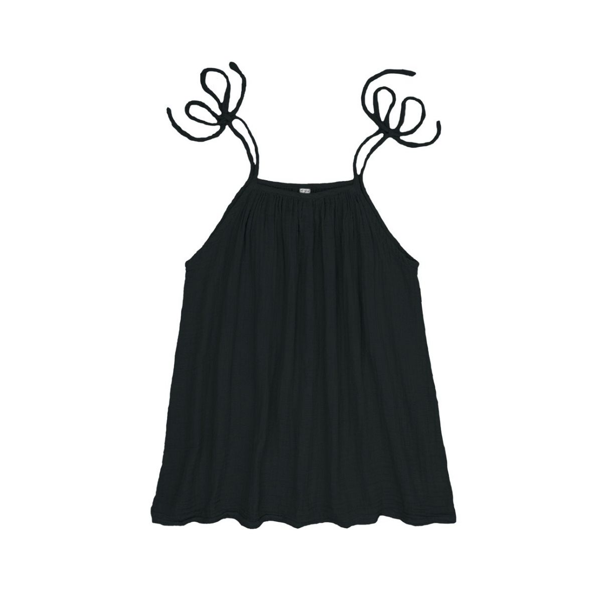 Numero 74 - Dress short for mum Mia dark grey - Blouses, tunics