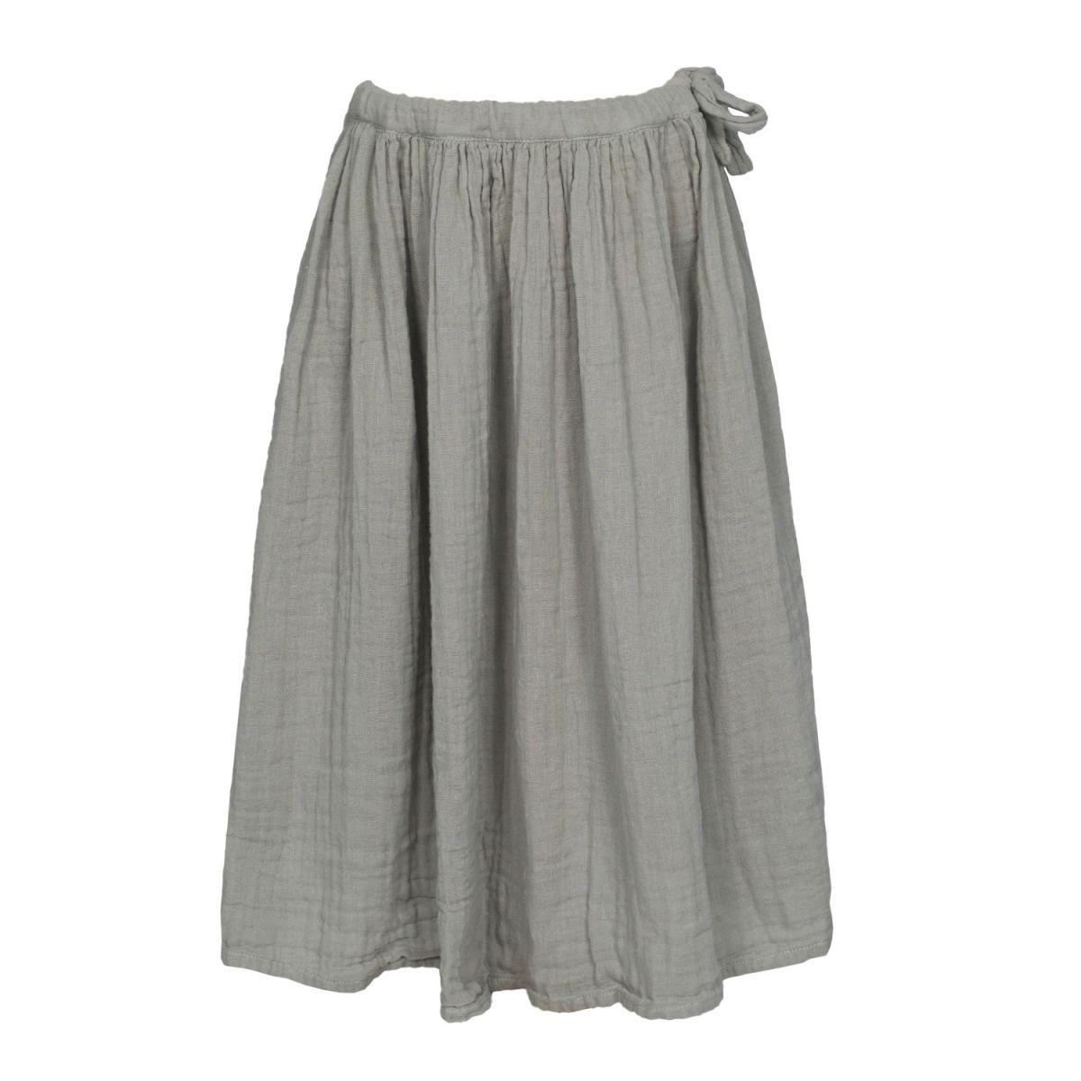 grey colour long skirt