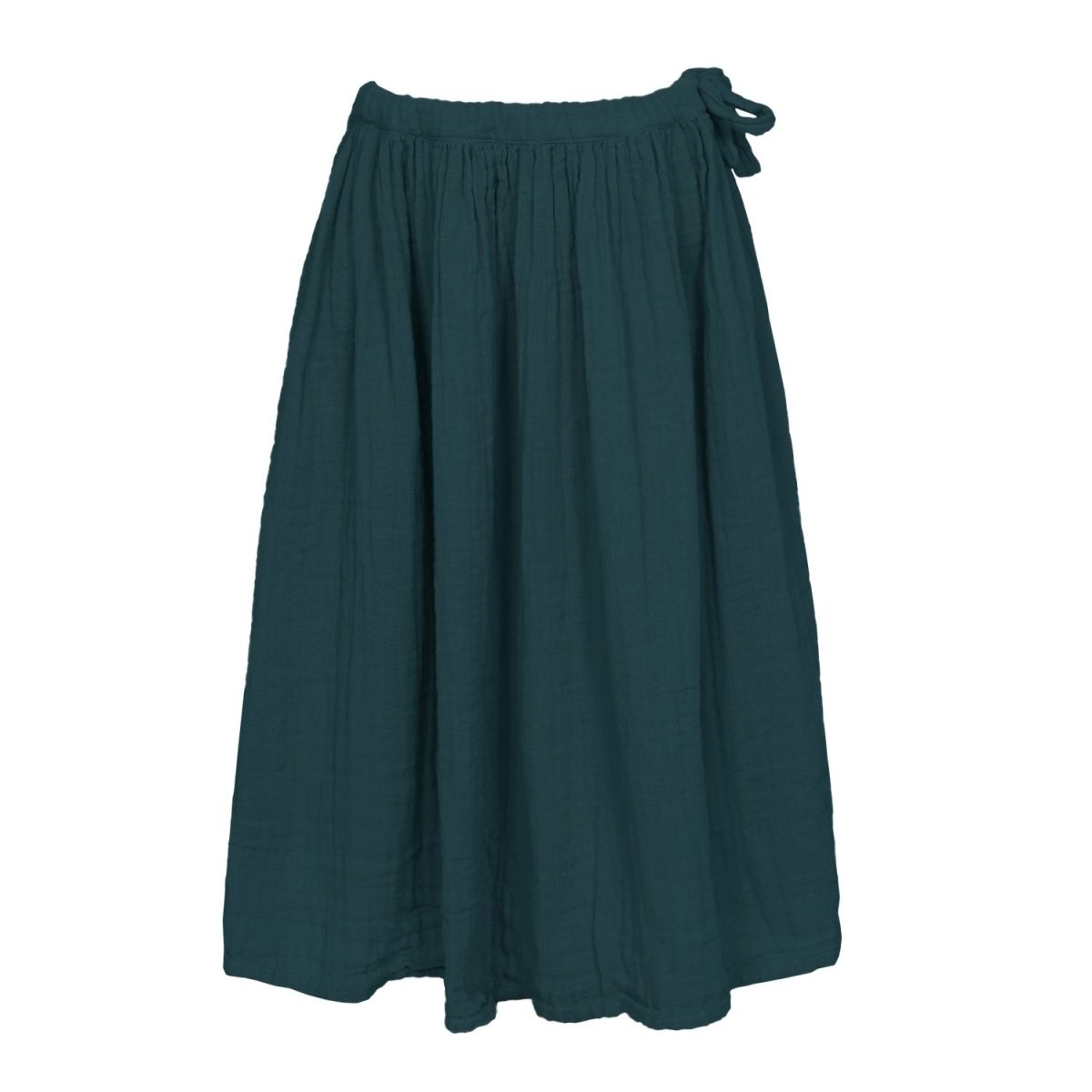 Numero 74 - Skirt for girls Ava long teal blue - Faldas y