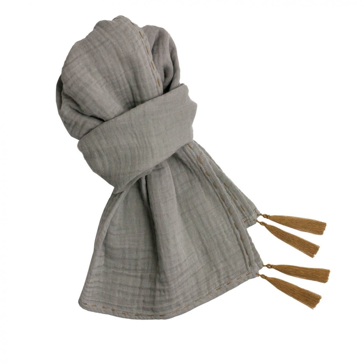 Numero 74 - Scarf Pastel silver grey - Scarves and scarves -