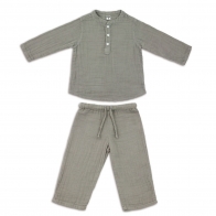 Numero 74 Suit Dan shirt & pants silver grey 