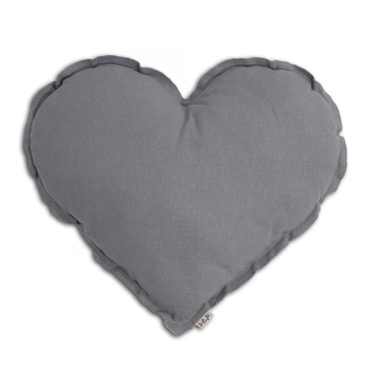 Numero 74 Heart Cushion stone grey  