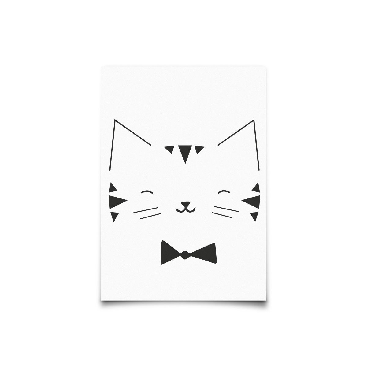 Eef Lillemor Postcard Monochrome Animals Cat EEF.PC.