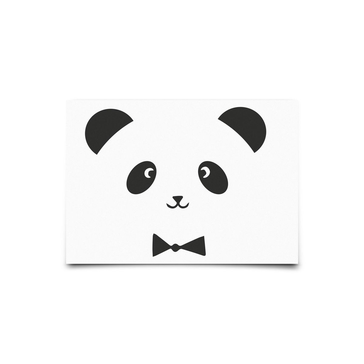 Eef Lillemor Postcard Monochrome Animals Panda EEF.PC.MAP 