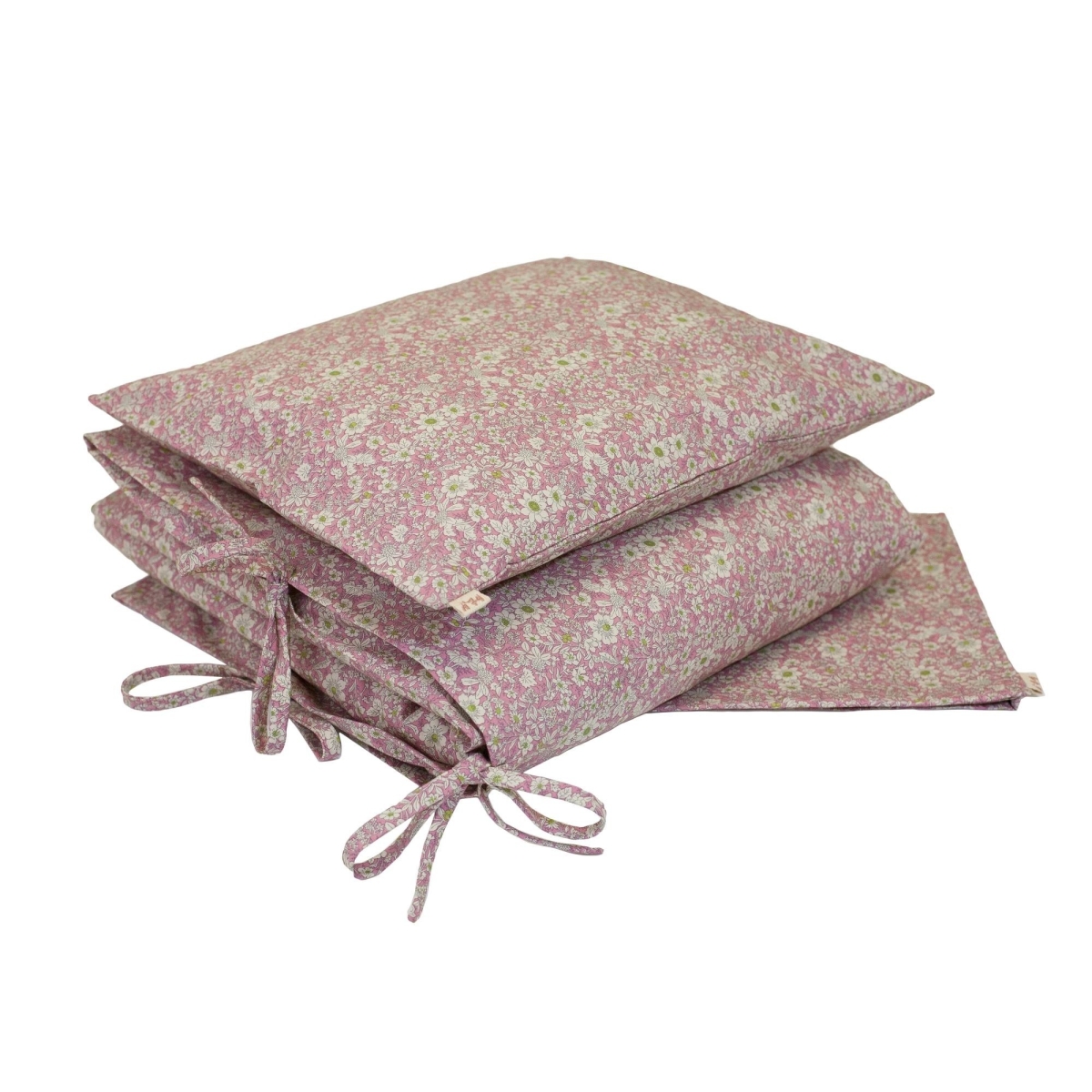 Numero 74 Ensemble de housses de couette Lily rose/crème