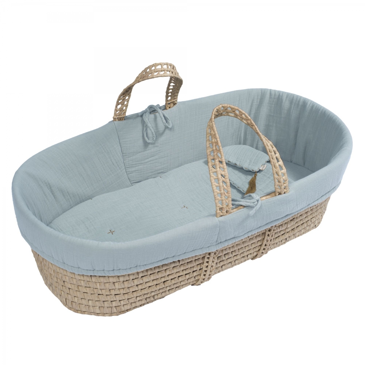 Numero 74 Moses Basket Bed Linen sweet blue 7400000105423 