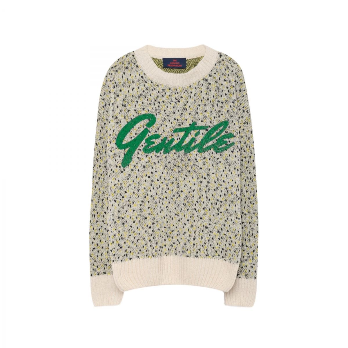 The Animals Observatory Gentile Bull Kids Sweater green 000943