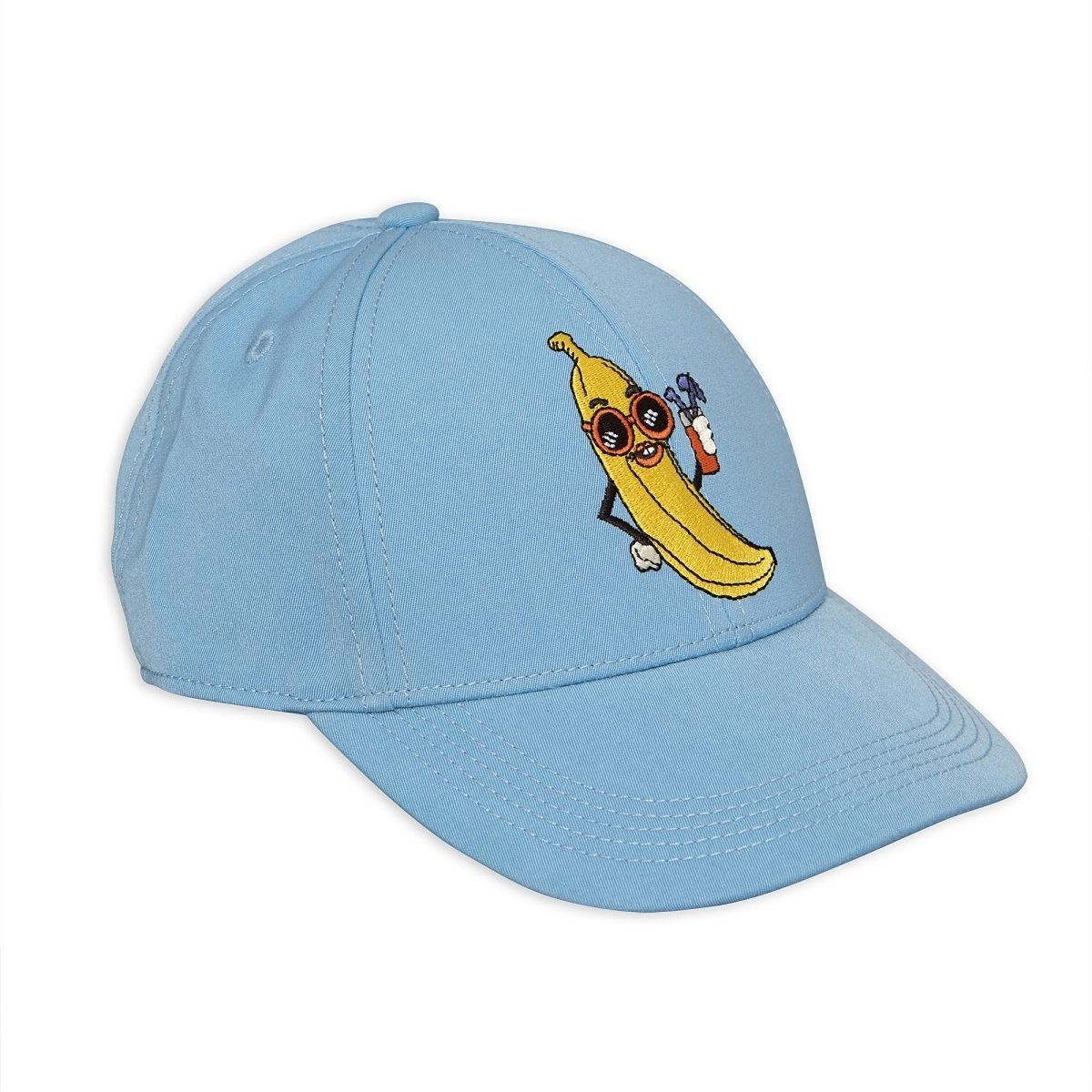 zeker Zenuw ik ben trots Mini Rodini Banana Embroidery Cap blue