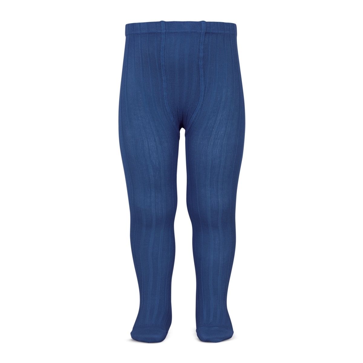 Condor - Wide Ribbed Cotton Tights indigo blue - タイツと靴下 - 2.016/1_473 