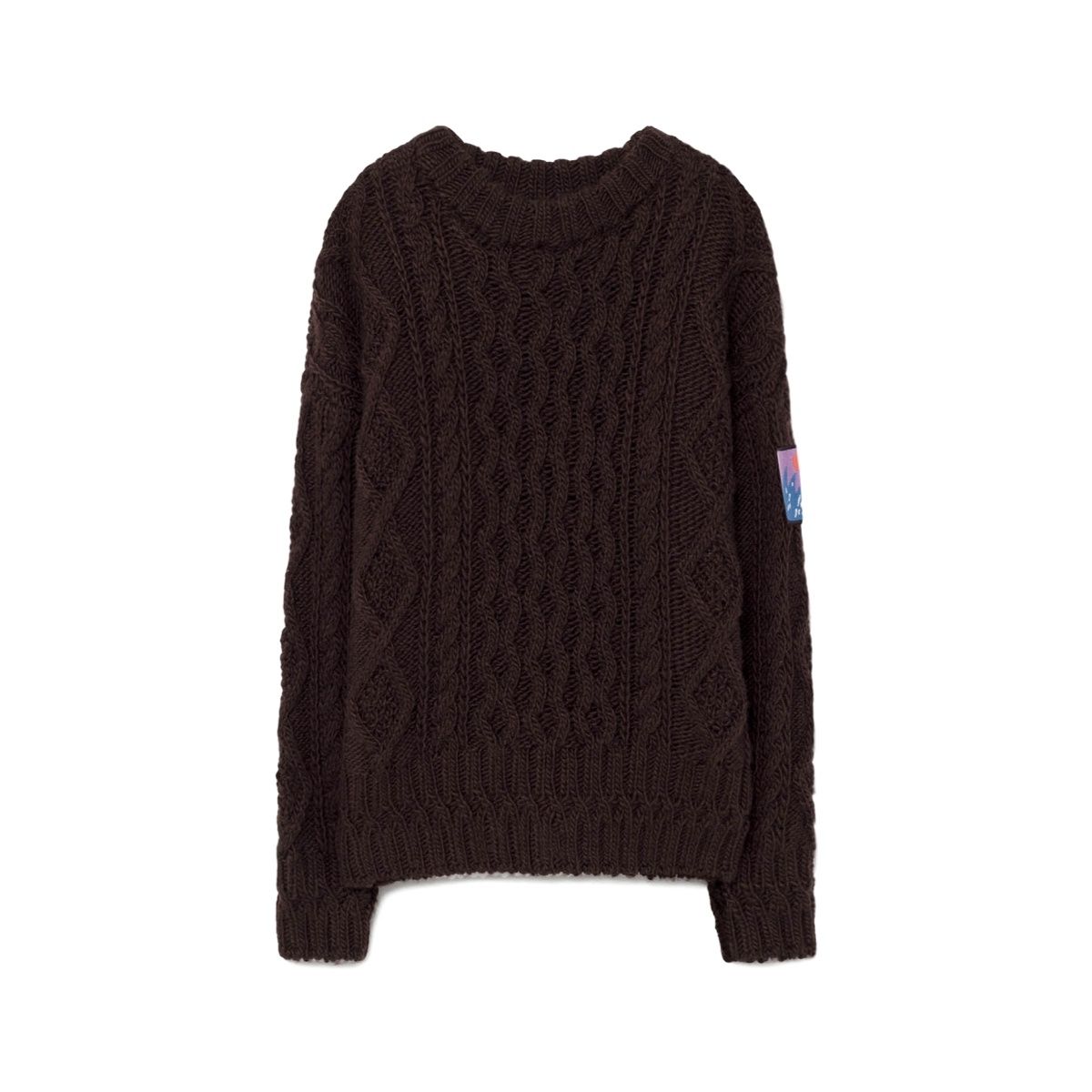 The Animals Observatory Braided sweater brown 001088_052_XX
