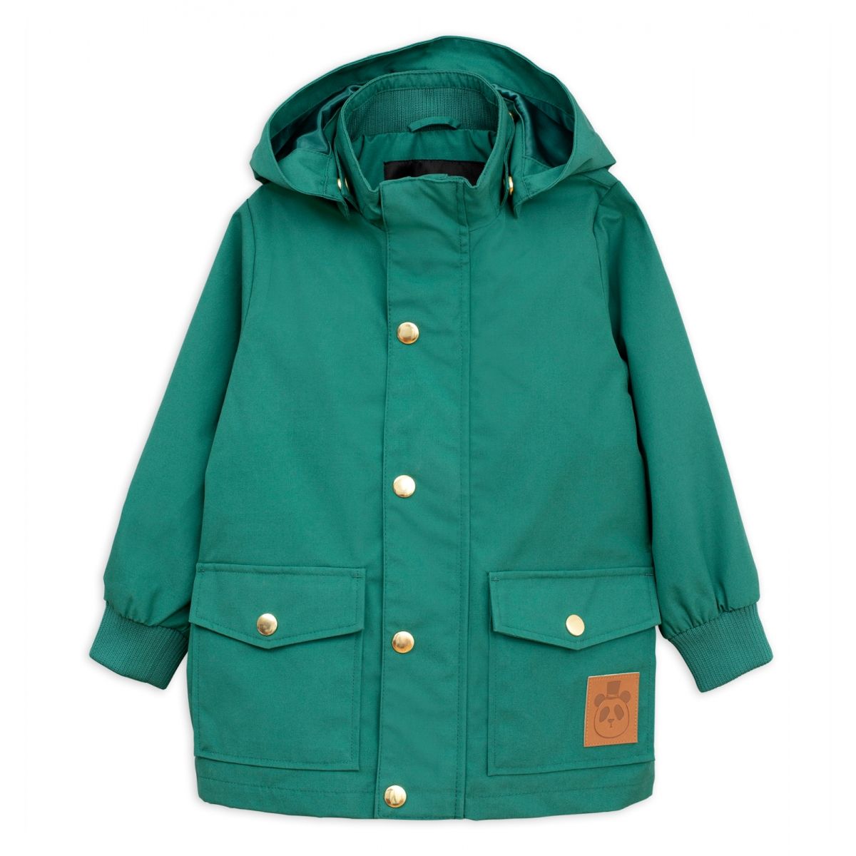 nabo kronblad flåde Mini Rodini Pico winter jacket green