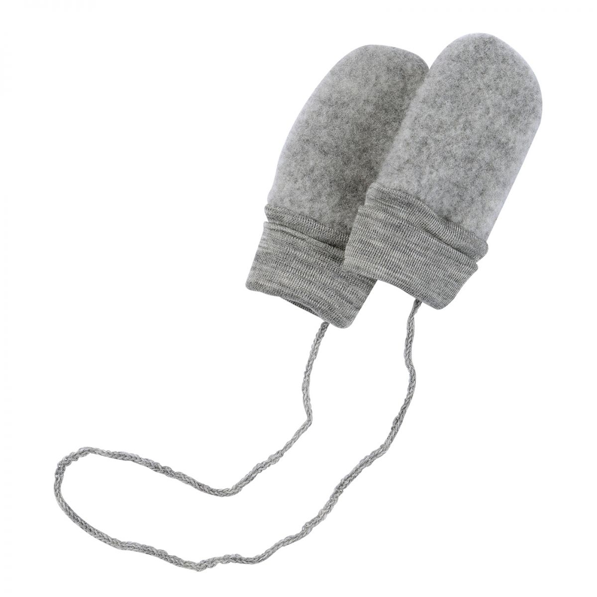 ENGEL Natur Baby-mittens without thumb light Grey melange 575570-091 