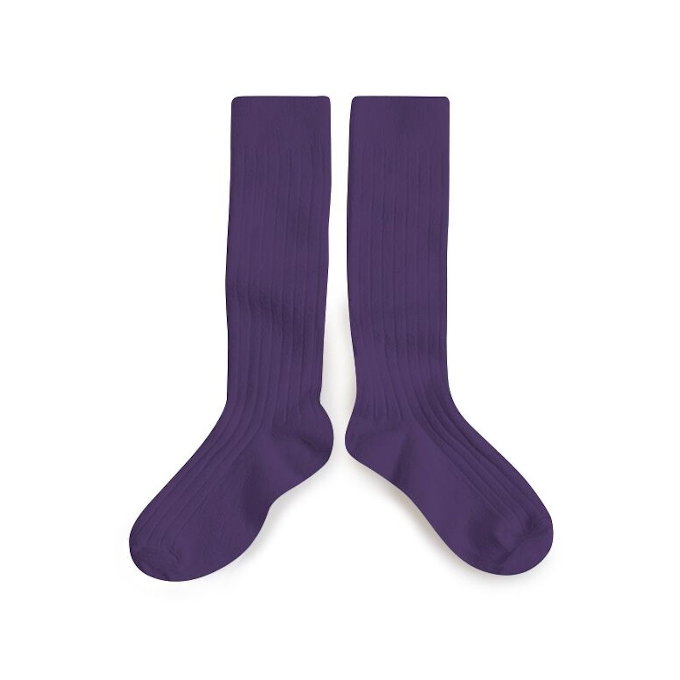 Collégien Knee high socks La Haute iris de provence 2950 771 La