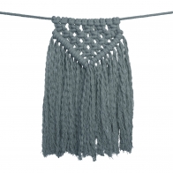 Numero 74 Guirlande Macramé bleu glacier N74Macrame