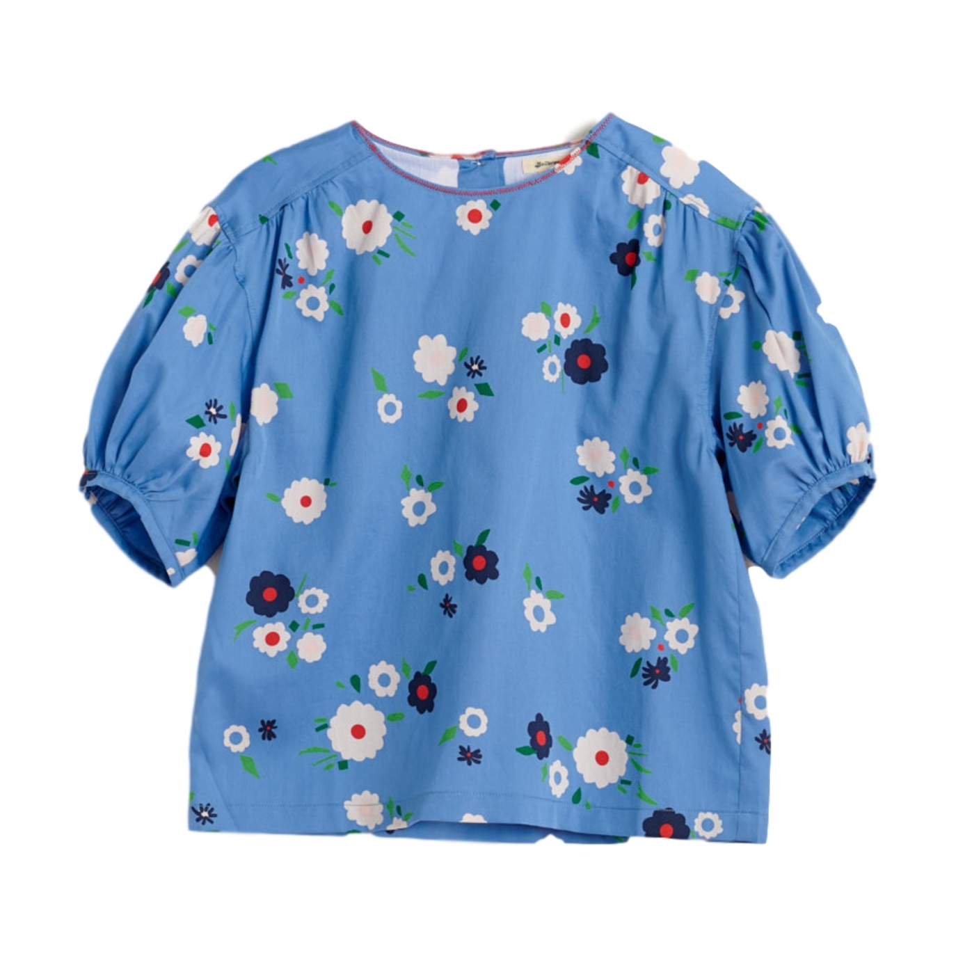 Bellerose - Абстрактная блузка синяя - Блузки и футболки - BK201408 F1827