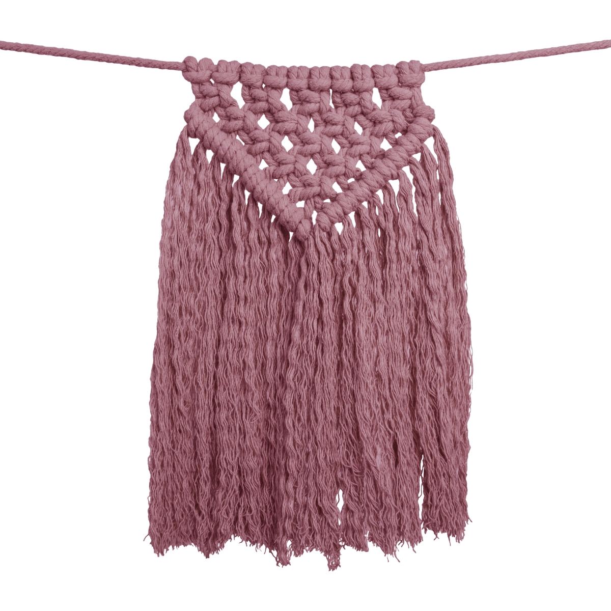 Numero 74 Guirlande Macramé Baobab Rose N74Macrame