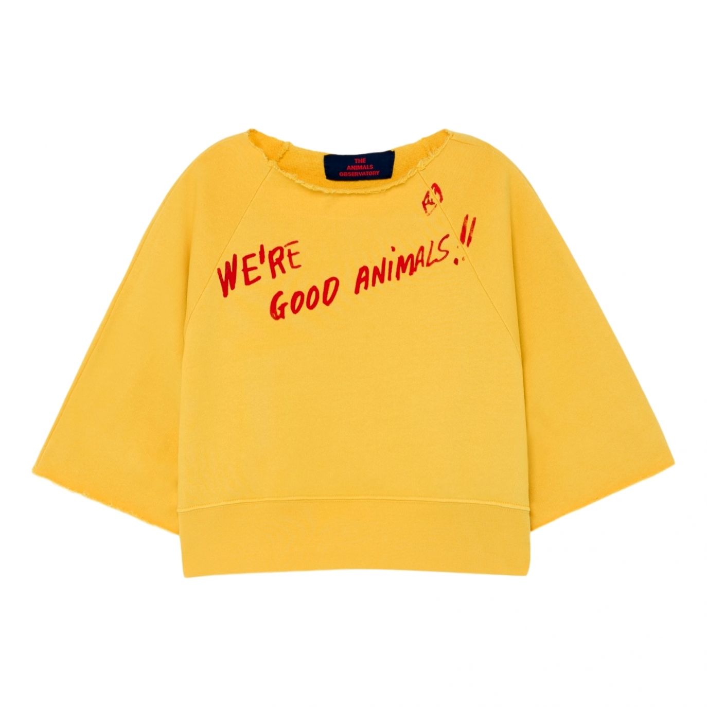 The Animals Observatory Squab Kids Sweatshirt Yellow