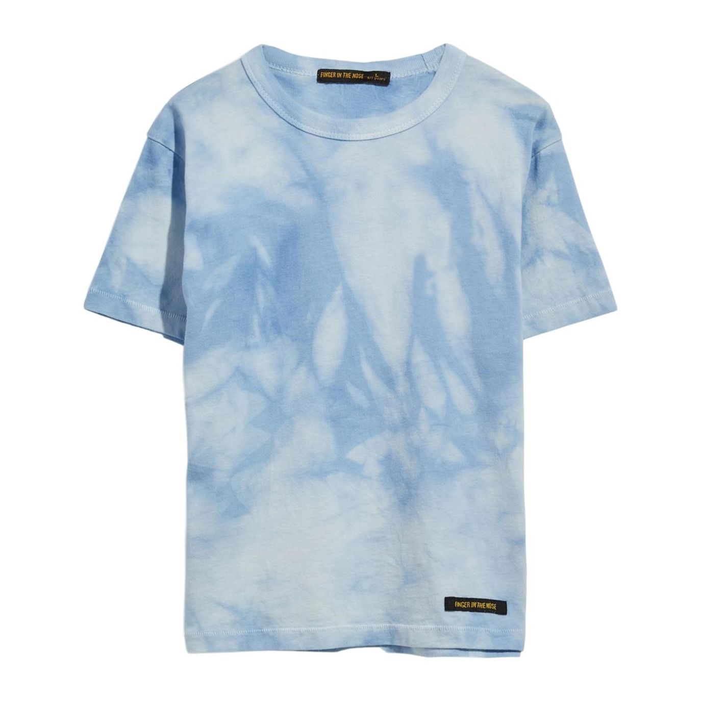 Finger in the nose - T-shirt KID Pale Blue Tie Blue - シャツ＆Tシャツ - 202-1061-265TD 