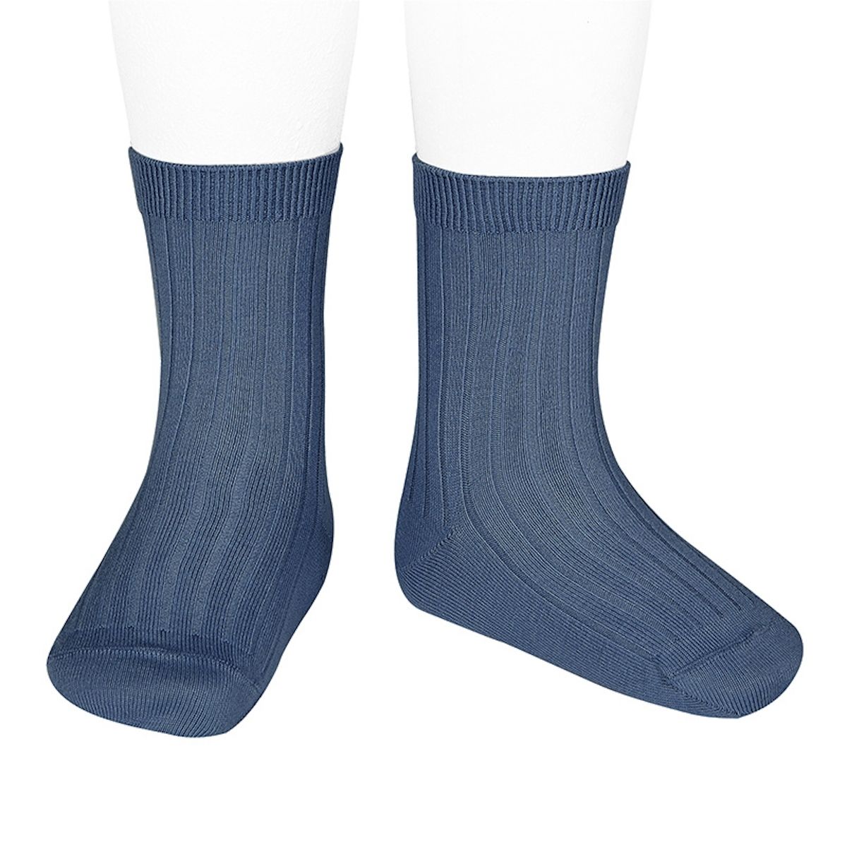 Condor Basic Rib Short Socks cobalt 2.016/4_470 