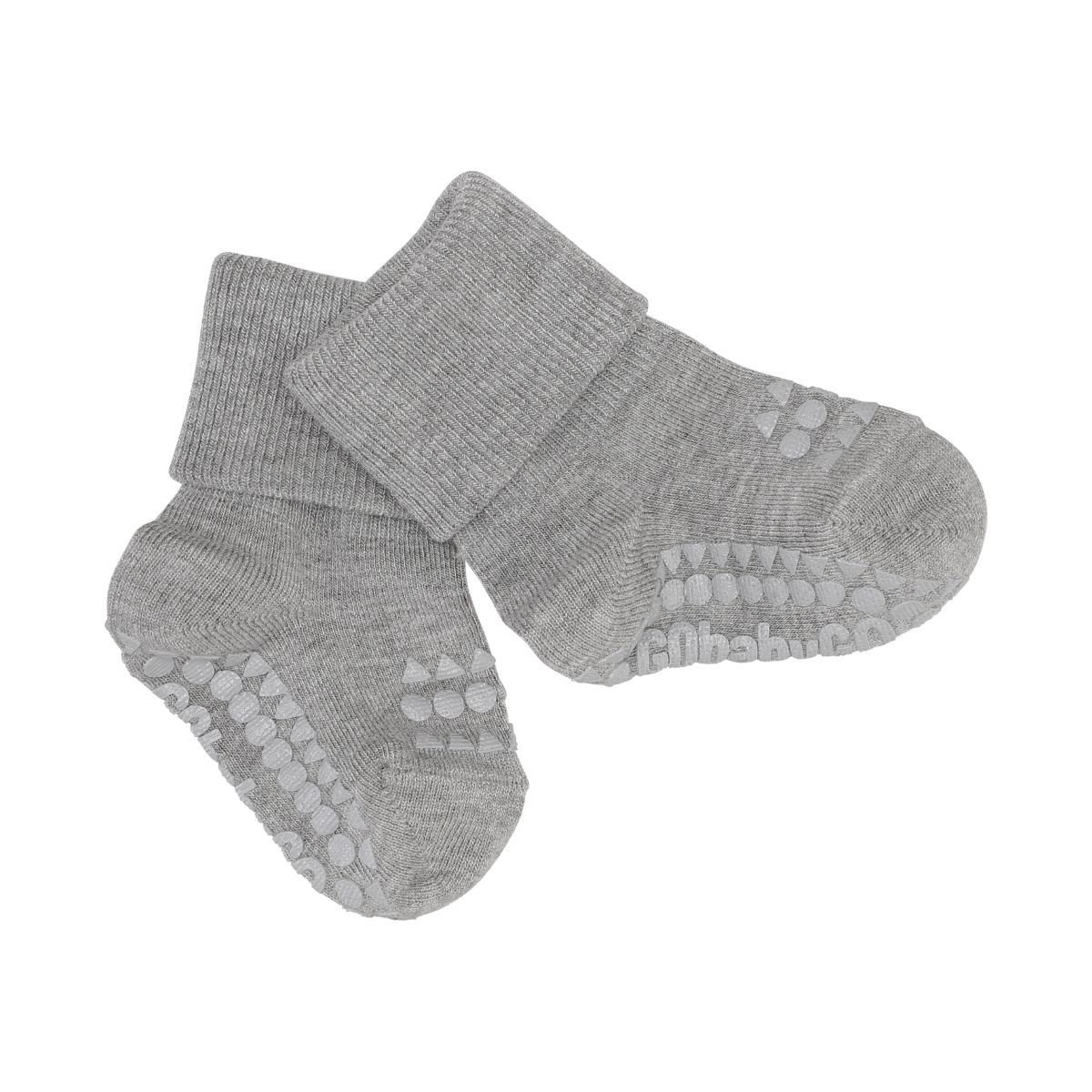 GoBabyGo Non-slip Bamboo socks Grey melange  
