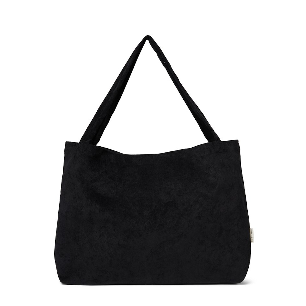 Studio Noos All Black Rib Mom Bag noir SNMumBag