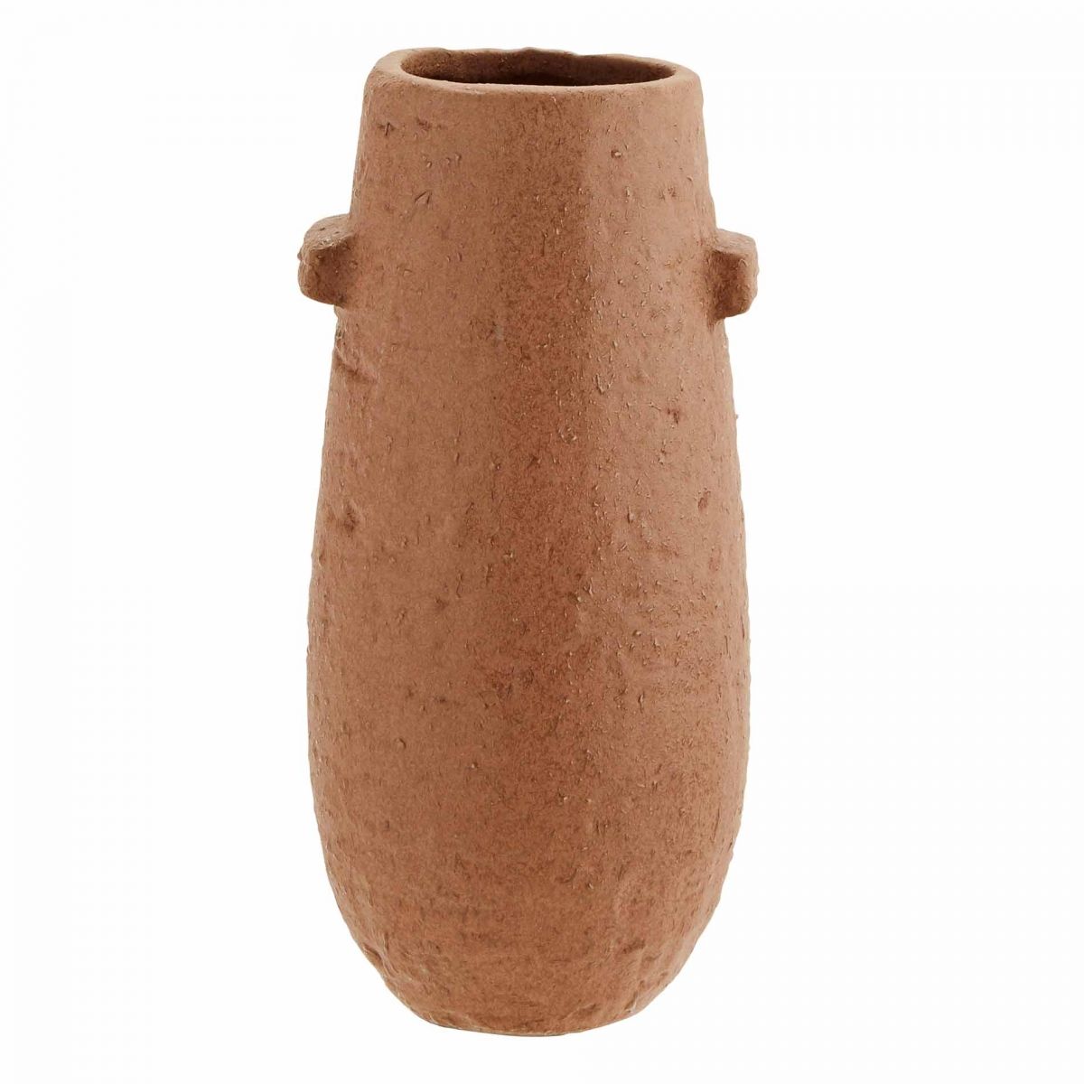 Madam Stoltz Stoneware Vase Rust HY9590H-21 