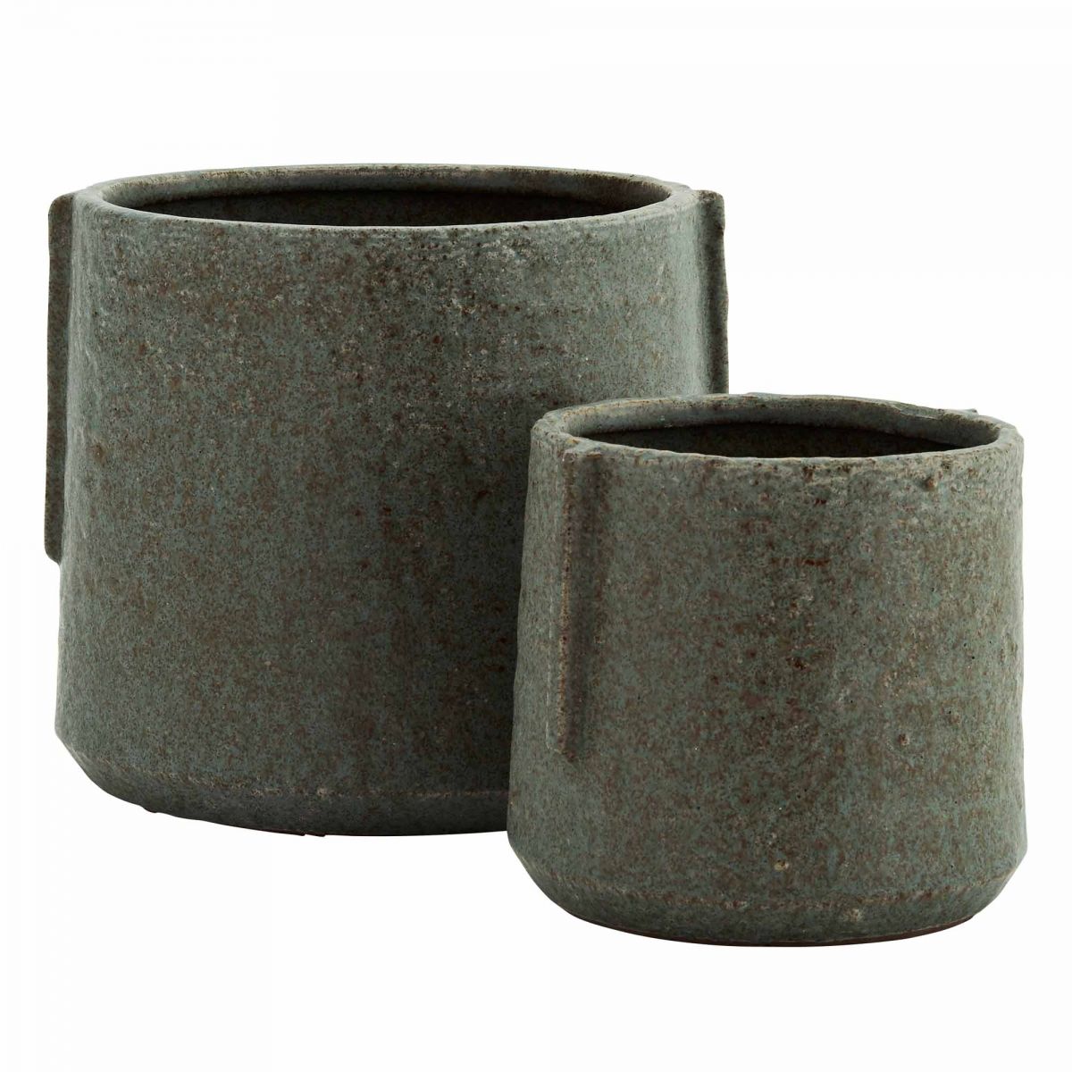 Madam Stoltz Stoneware flower pots Liquen HY16450H-16 