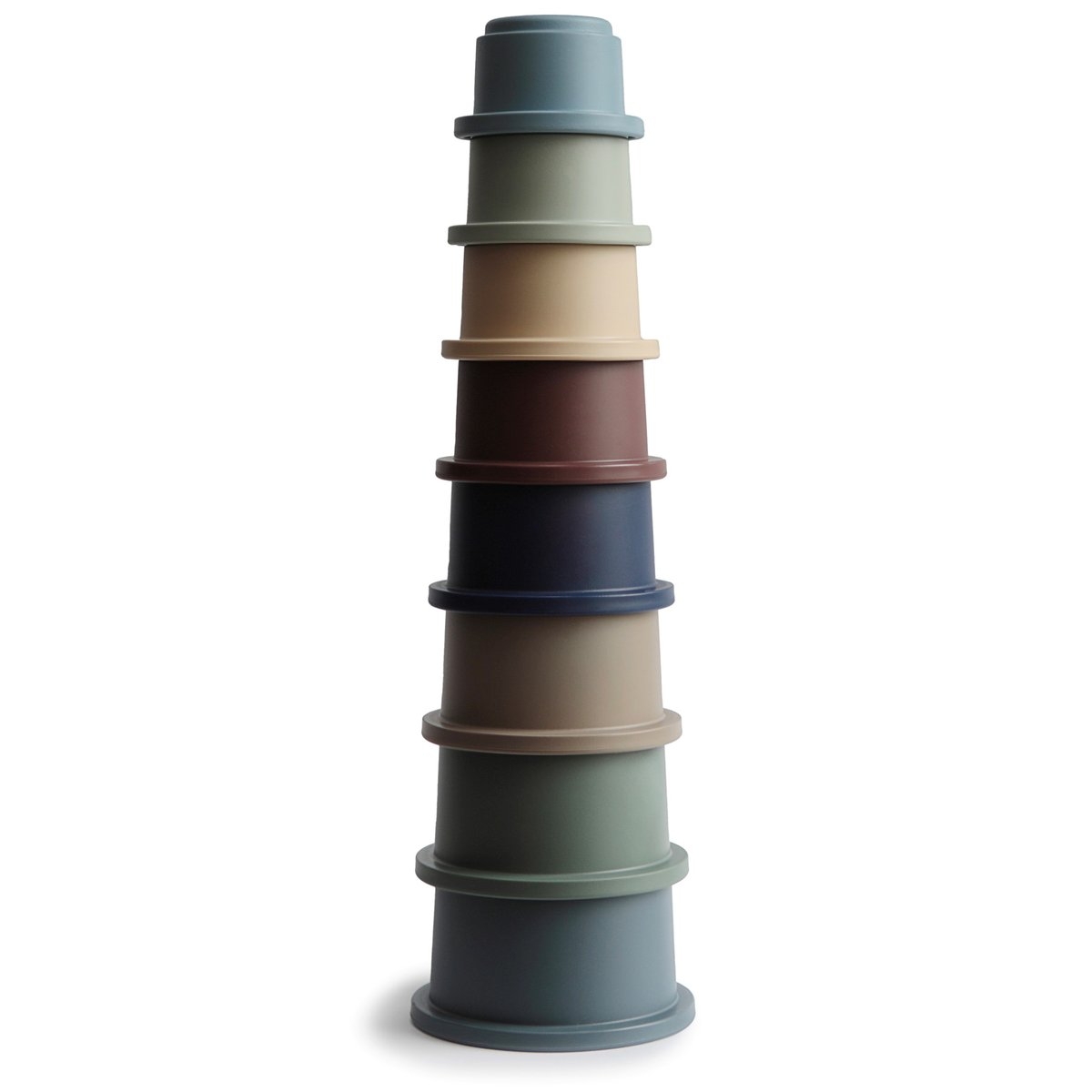 Mushie Stacking cups tower Forest 목욕 장난감 810052461380