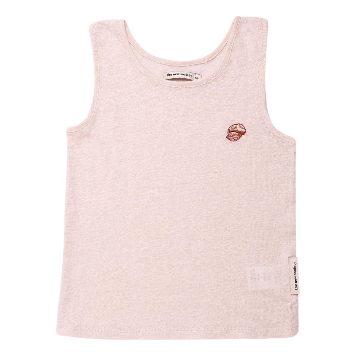 The New Society Ariel Tee embroidered Blush SS21KW700201 