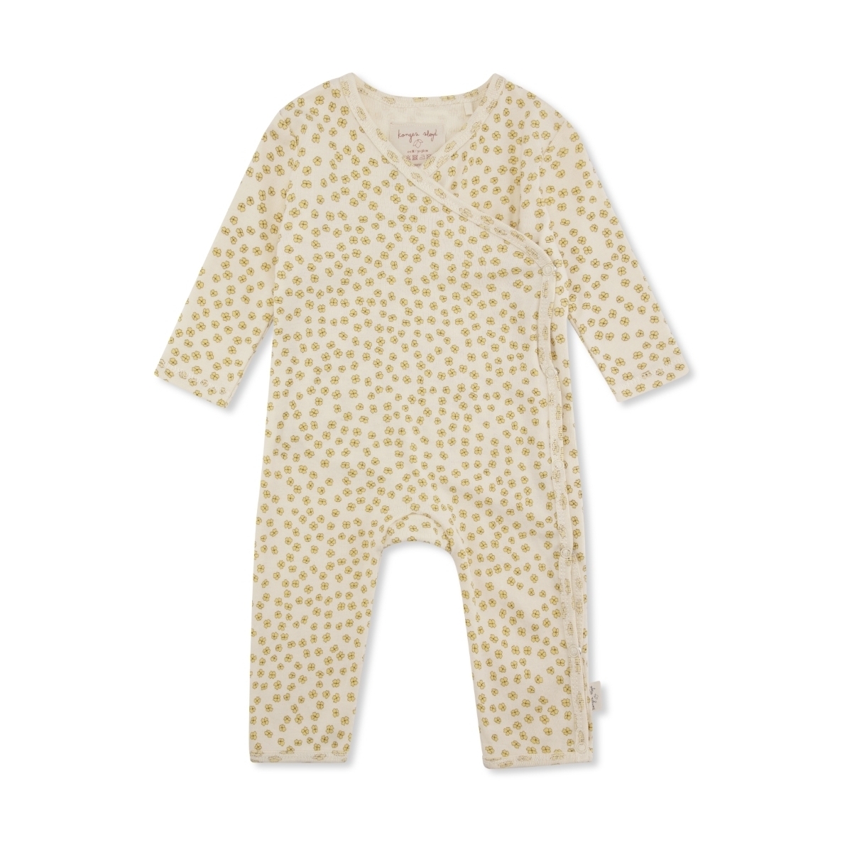 Konges Slojd - Newborn Onesie Buttercup Yellow - Pyjama - KS2207