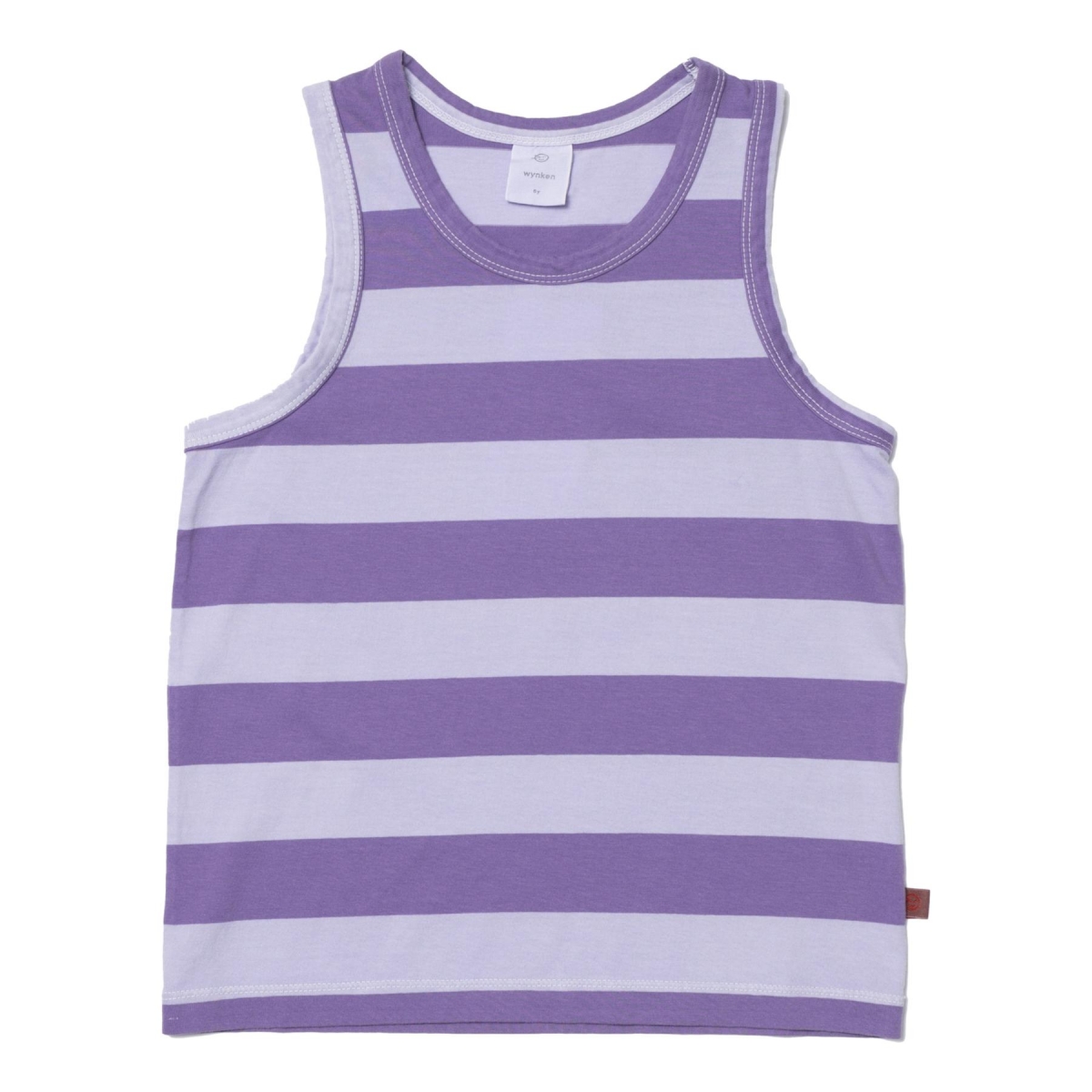 Wynken Stripe Vest T-shirt purple WK10J46-PURPLE HAZE 