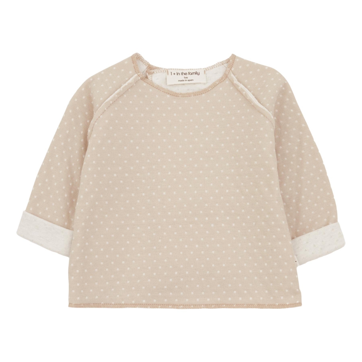 1 + in the family - Sweter Emmanuel Beżowy - Swetry i kardigany - SS21-EMMANUEL-BEIGE 