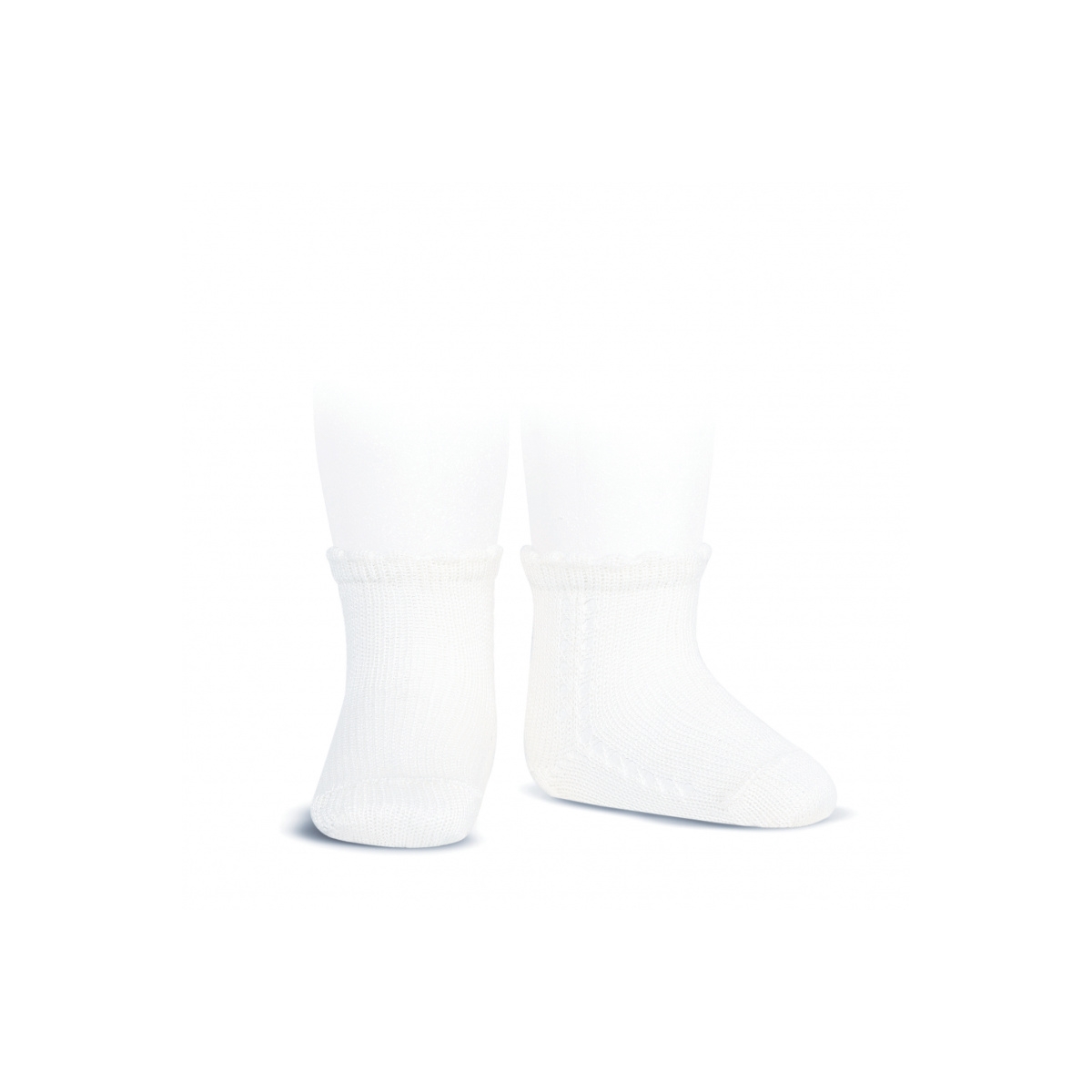 Condor Perle Short Sock White 2.