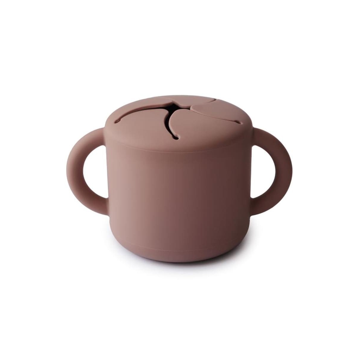 Mushie Snack cup cloudy mauve ベビー食器 810052461458