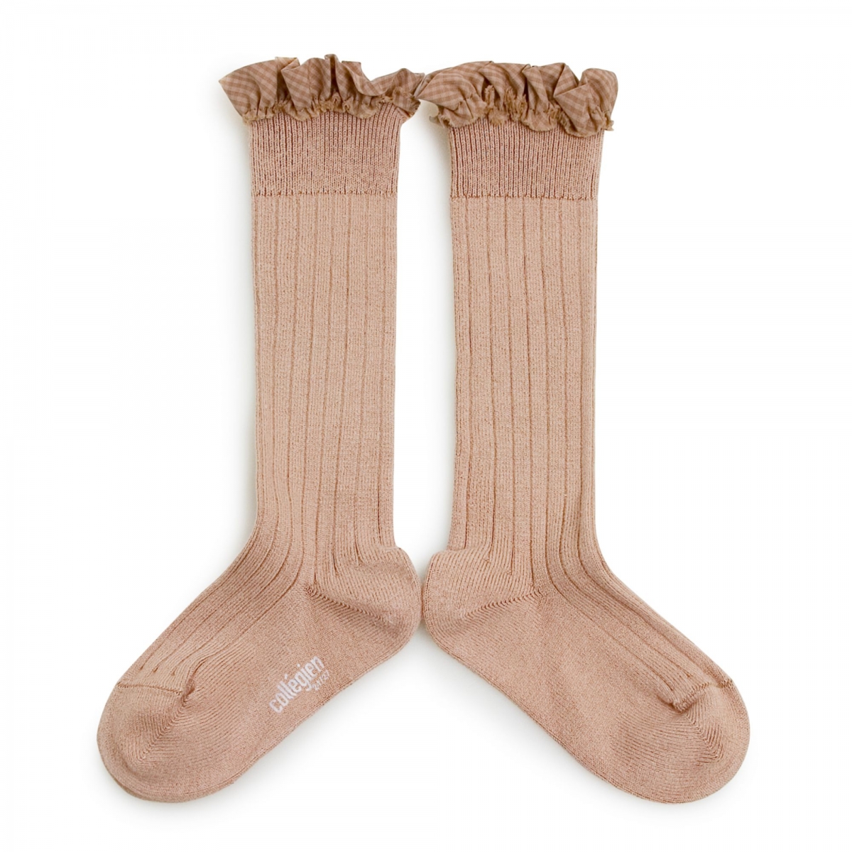 Collégien - Knee high socks Apolline vieux rose - Collants et chaussettes - 2961 331 Apolline 