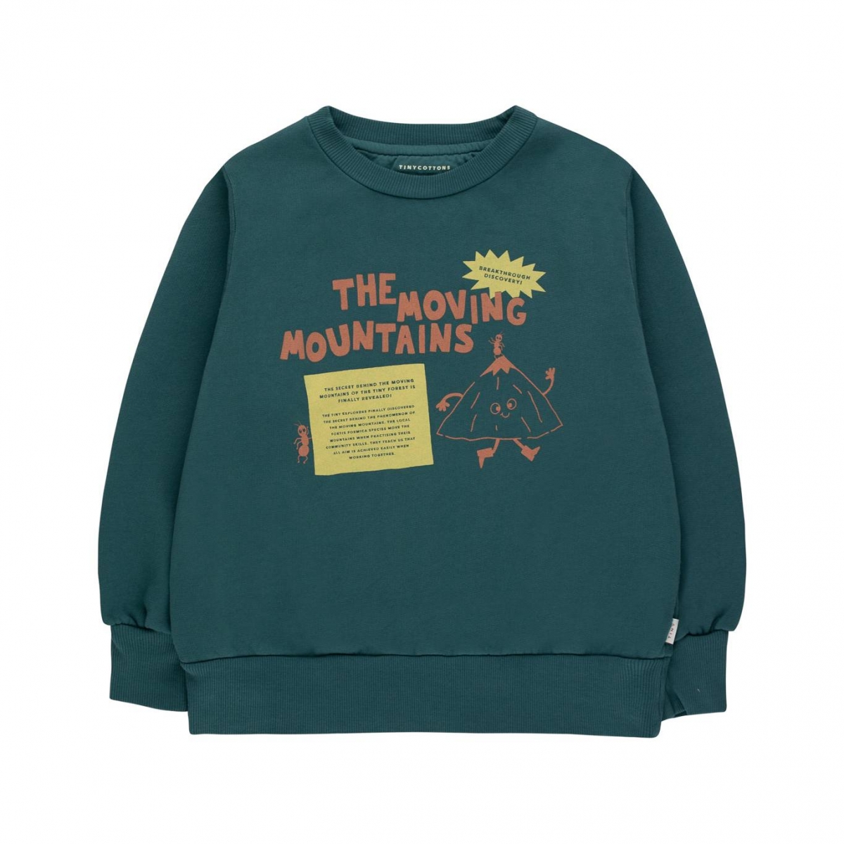 Tiny Cottons Moving Mountains Secret Sweatshirt green AW21-113-H71 