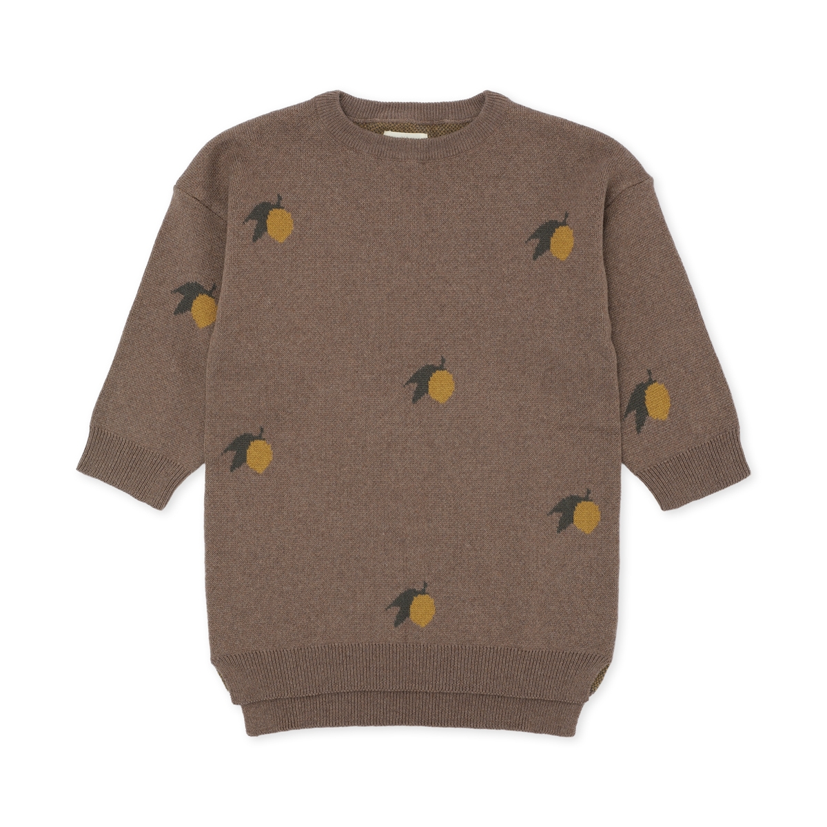 Konges Slojd Lapis sweater dress lemon KS2557 