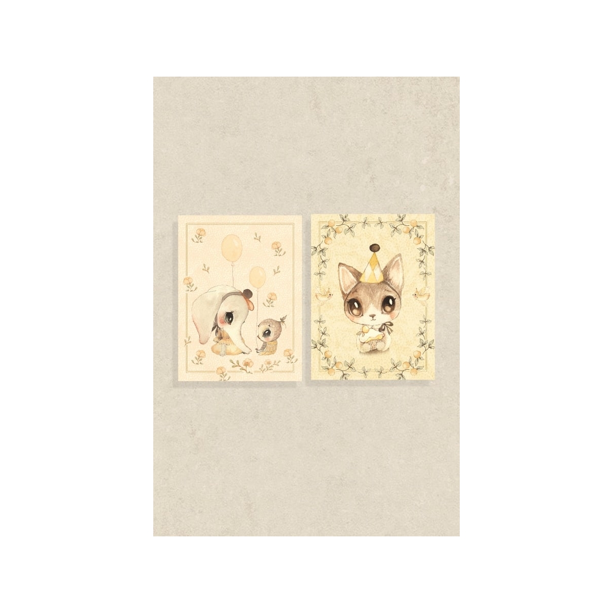 Mrs. Mighetto 2-Pack Cards Ellie&Meow PP-ELLIE-2P-CARD 