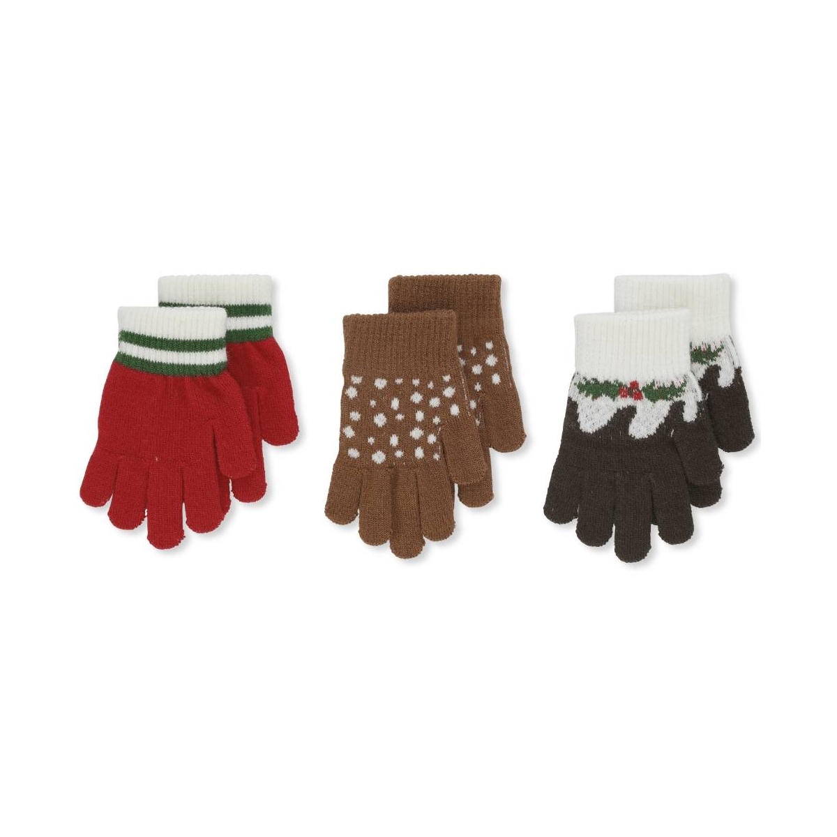 Konges Slojd 3 Pack Christmas gloves KS2684 