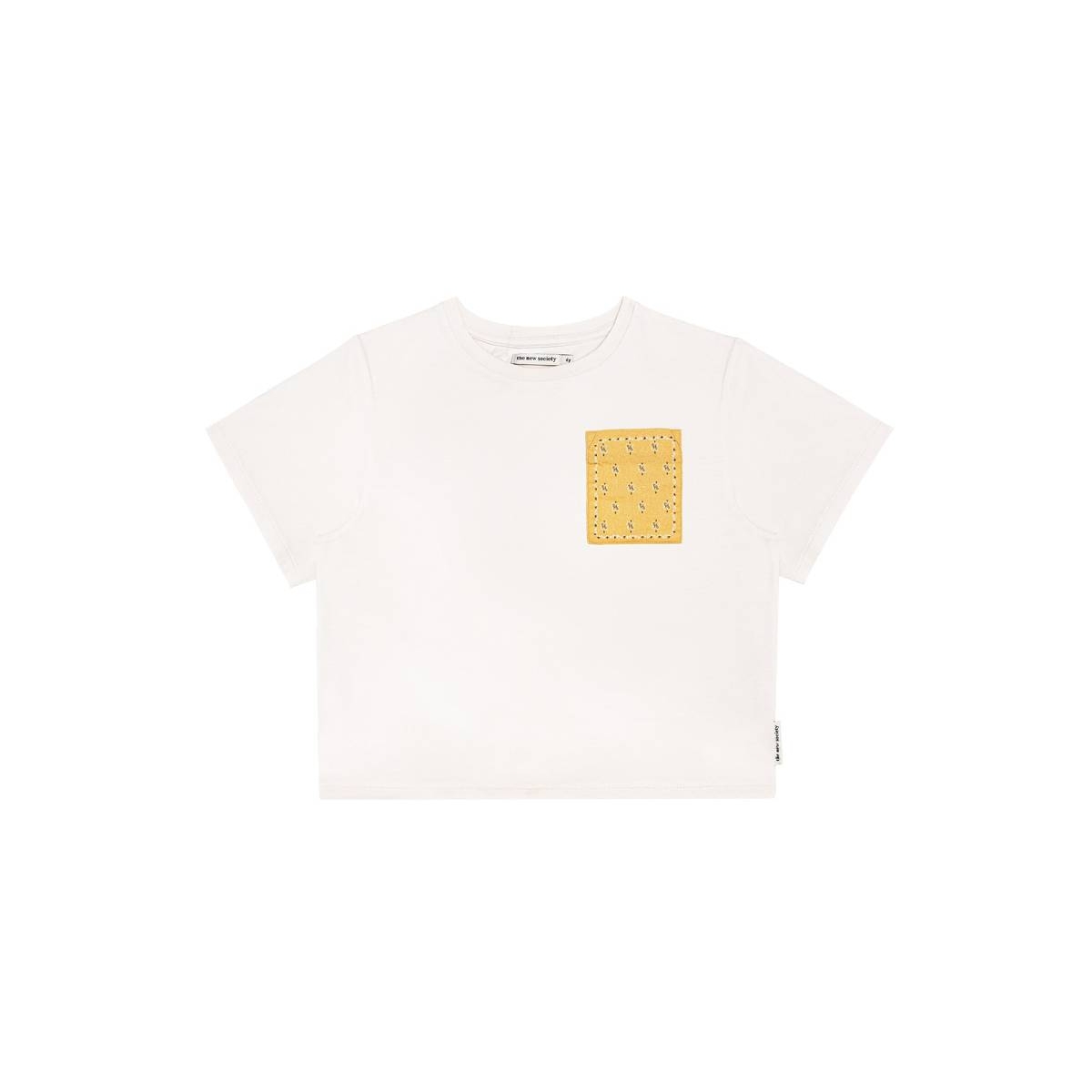 The New Society Positional tee white S22-K/J17-OTTO-TEE.01 