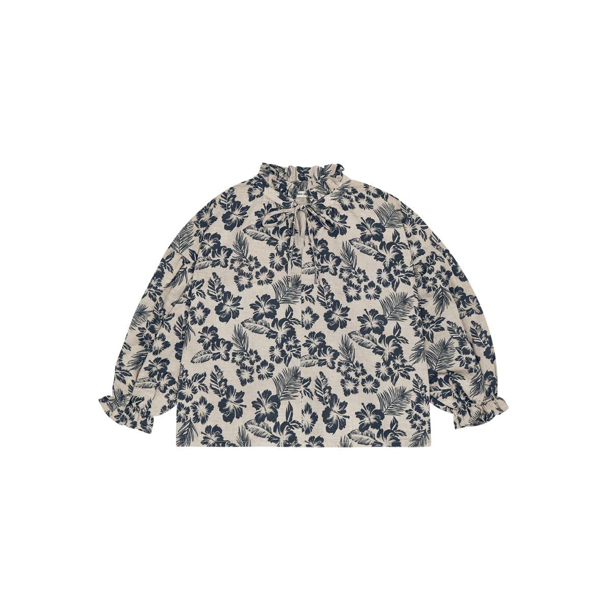 The New Society Olivia Hibiscus blouse multi S22-K/WV54-OLIVIA-BLOUSE 