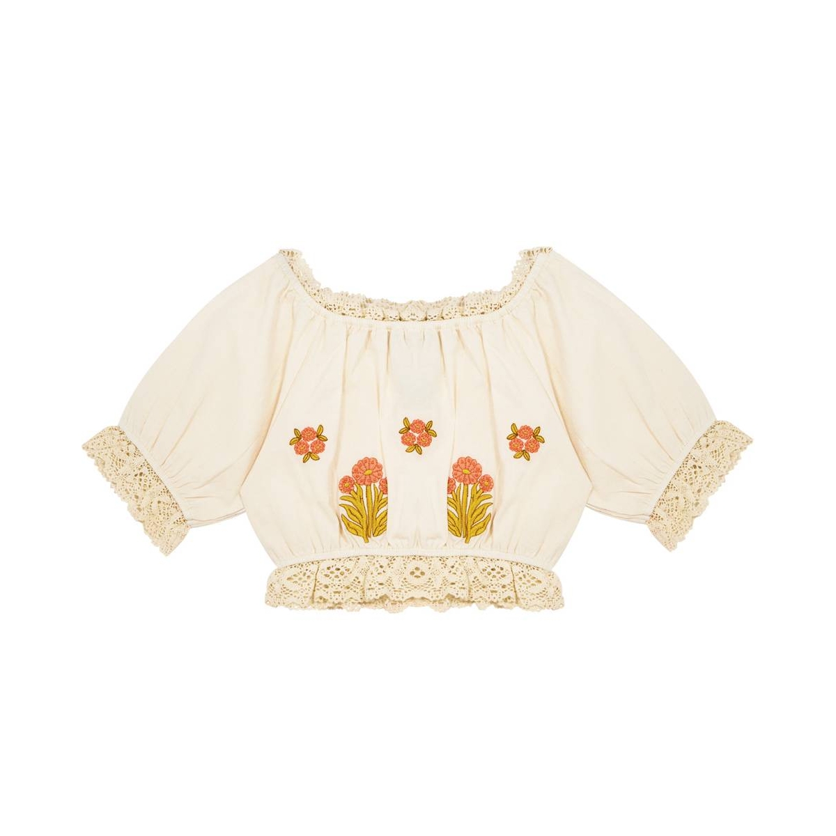 The New Society Bluzka Clementine beżowa SS22-K/WV32-CLEMENTINE-BLOUSE.02 