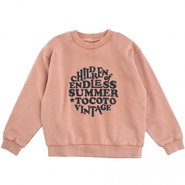 Tocoto Vintage Bluza "Endless summer logo" różowa S51622-K 