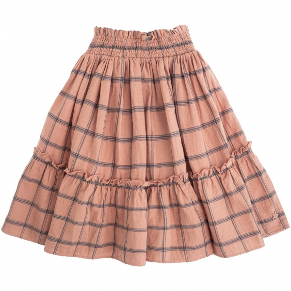 Tocoto Vintage Checked skirt pink S30722 