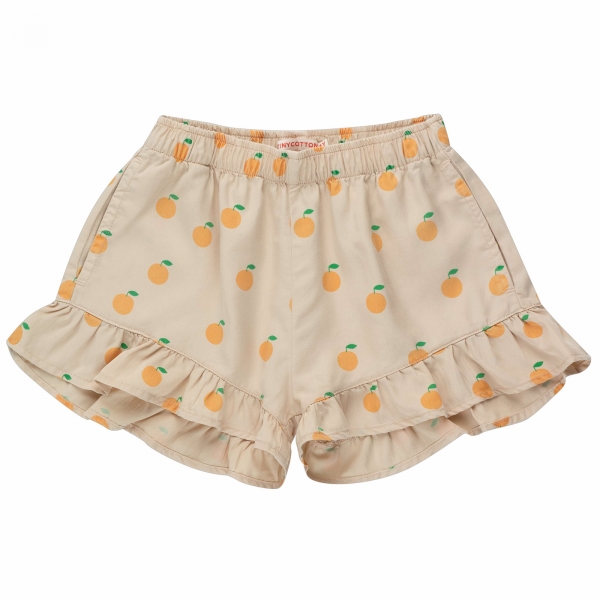 Tiny Cottons Shorts Oranges Frills beige SS22-196-J48 
